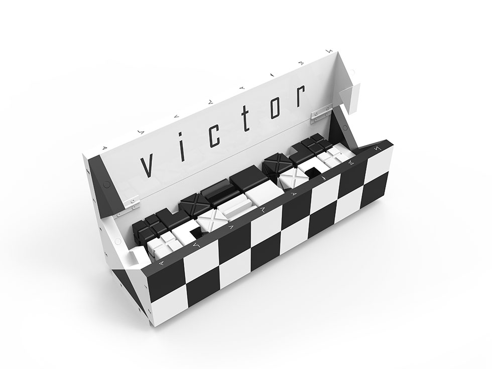 Victor chess set designed by Darko Nikolić